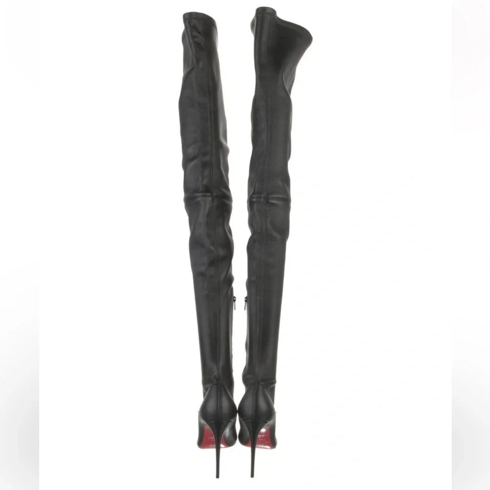 Christian Louboutin Leather Thigh High Boots